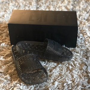 Puma Fenty Black Jelly Slides